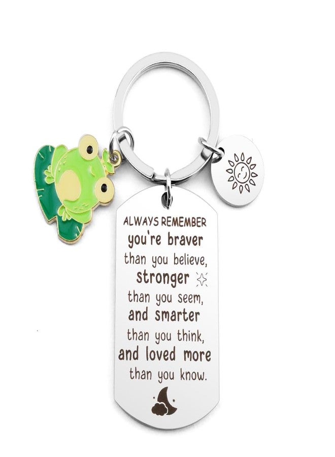 Coopyin Frog Gifts for Women Men Frogs Lover Themed Accessories Inspirational Encouragement Motivational Positive Resist Meaningful Reminder Frog Keychain Christmas Stocking Stuffers Birthday Presents - Image 1